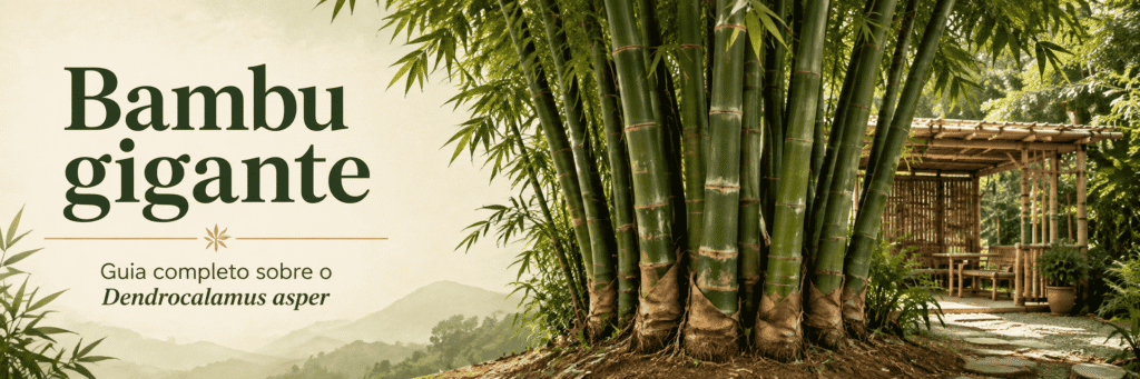 Bambu gigante: guia completo sobre o Dendrocalamus asper