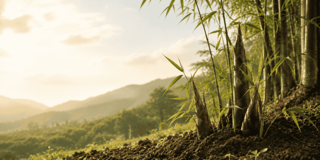 Cultivo de bambu gigante