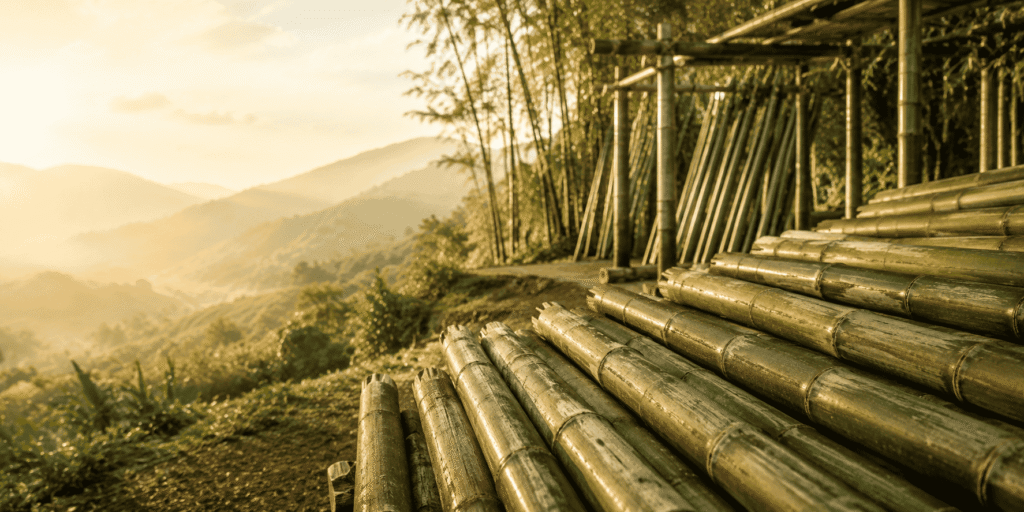 Tratamento de bambu gigante